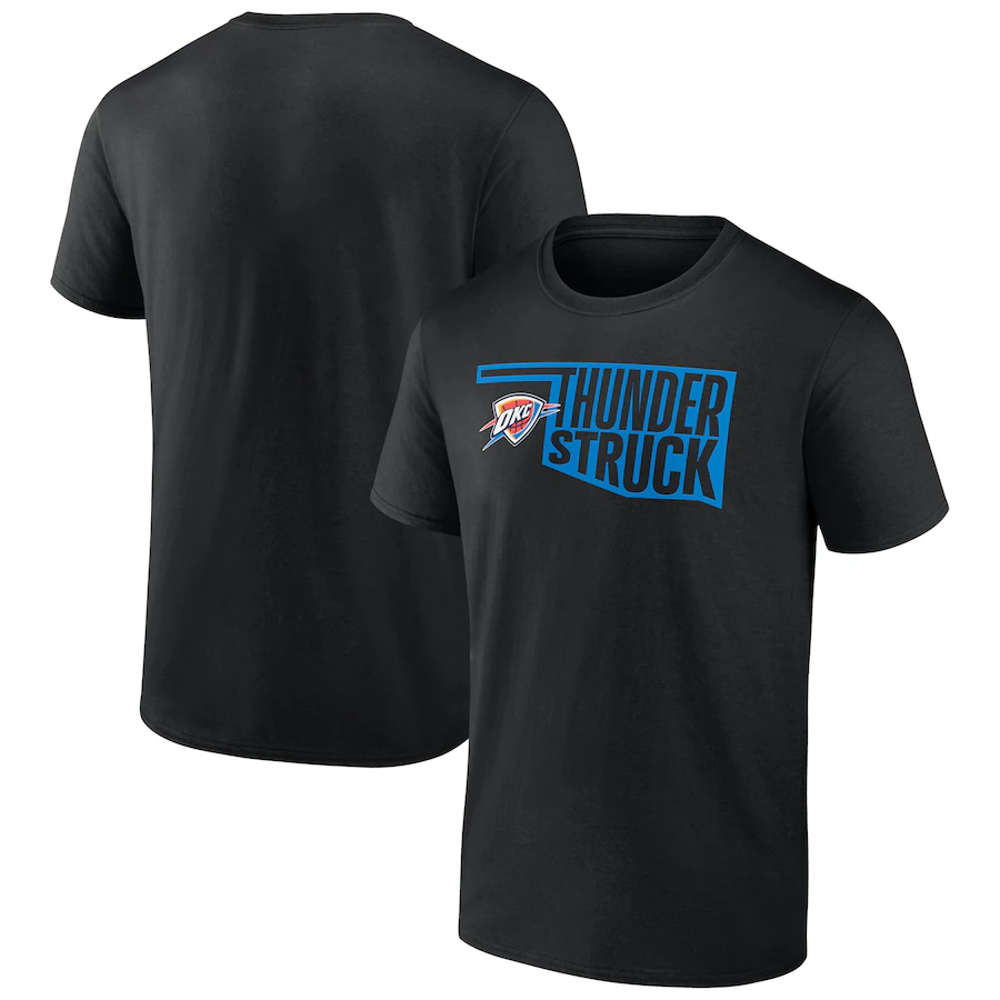 Men Oklahoma City Thunder  short T Shirt 2025 style 36